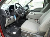 2017 Ford F150 XLT SuperCrew 4x4 Earth Gray Interior