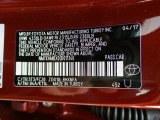 2018 C-HR Color Code for Ruby Flare Pearl - Color Code: 3T3
