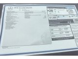 2018 Mercedes-Benz GLA 250 4Matic Window Sticker