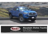 2017 Blazing Blue Pearl Toyota Tacoma TRD Off Road Double Cab 4x4 #120915888