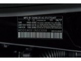 2018 CLA Color Code for Cosmos Black Metallic - Color Code: 191