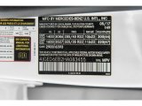2017 GLE Color Code for Polar White - Color Code: 149