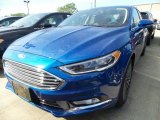 2017 Lightning Blue Ford Fusion SE #120947077