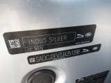 2018 F-PACE Color Code for Indus Silver Metallic - Color Code: MEN