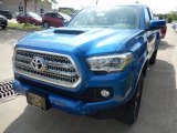 2017 Blazing Blue Pearl Toyota Tacoma TRD Sport Access Cab 4x4 #120947033