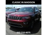 2017 Velvet Red Pearl Jeep Grand Cherokee Limited 4x4 #120990194