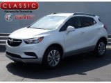 White Frost Tricoat Buick Encore in 2017