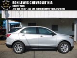 2018 Silver Ice Metallic Chevrolet Equinox LS #121010561