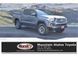 2017 Magnetic Gray Metallic Toyota Tacoma TRD Off Road Double Cab 4x4 #121010495