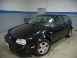 2001 Black Volkswagen Golf GLS 1.8T 4 Door #1191788