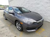 2017 Modern Steel Metallic Honda Civic LX Sedan #121059210