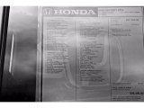 2018 Honda Odyssey EX-L Window Sticker
