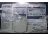 2017 Hyundai Santa Fe Sport FWD Window Sticker