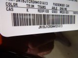 2017 Rogue Sport Color Code for Mocha Almond - Color Code: CAS