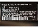 2018 4 Series Color Code for Black Sapphire Metallic - Color Code: 475