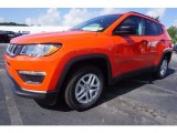 2017 Spitfire Orange Jeep Compass Sport #121117427