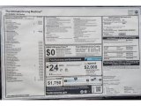 2018 BMW 7 Series 740i Sedan Window Sticker