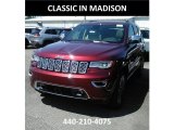 2017 Velvet Red Pearl Jeep Grand Cherokee Overland 4x4 #121132624