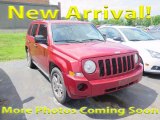 2007 Inferno Red Crystal Pearl Jeep Patriot Sport 4x4 #121132608