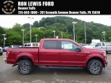 2017 Ruby Red Ford F150 XLT SuperCrew 4x4 #121221294