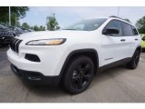 2017 Bright White Jeep Cherokee Sport #121221333