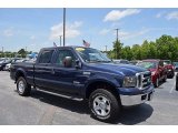 2007 Medium Wedgewood Blue Metallic Ford F250 Super Duty XLT Crew Cab 4x4 #121221386