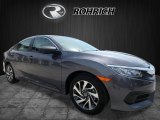 2017 Sonic Gray Pearl Honda Civic EX Sedan #121249441