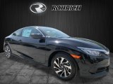 2017 Crystal Black Pearl Honda Civic LX Coupe #121249439