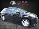 2017 Midnight Black Metallic Toyota Sienna Limited AWD #121249056