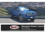 2017 Blazing Blue Pearl Toyota Tacoma TRD Sport Double Cab 4x4 #121246309