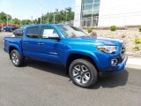 2017 Blazing Blue Pearl Toyota Tacoma Limited Double Cab 4x4 #121249860