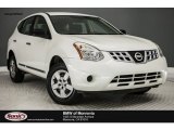 Pearl White Nissan Rogue in 2012