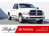 Bright White Dodge Ram 2500 in 2005