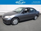 2005 Magnesium Metallic Honda Civic Value Package Sedan #121249749