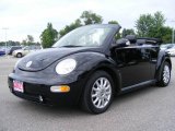 2005 Uni Black Volkswagen New Beetle GLS Convertible #12130215