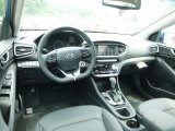 2017 Hyundai Ioniq Hybrid Limited Charcoal Black Interior