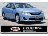 Clearwater Blue Metallic Toyota Camry in 2013