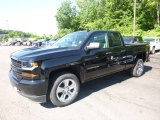 2017 Black Chevrolet Silverado 1500 Custom Double Cab 4x4 #121245006