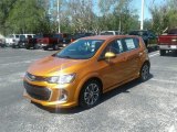 2017 Orange Burst Metallic Chevrolet Sonic LT Hatchback #121245699