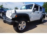 2017 Bright White Jeep Wrangler Unlimited Sport 4x4 #121258617