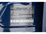 2018 GLA Color Code for Lunar Blue Metallic - Color Code: 890