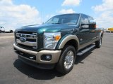 2012 Green Gem Metallic Ford F350 Super Duty Lariat Crew Cab 4x4 #121249211