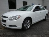 2009 Summit White Chevrolet Malibu LS Sedan #12121592