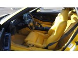 2003 Acura NSX T Yellow Interior