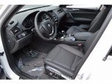 2017 BMW X3 xDrive35i Black Interior