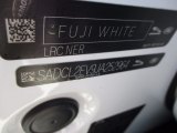 2018 F-PACE Color Code for Fuji White - Color Code: NER