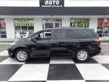 2017 Midnight Black Metallic Toyota Sienna XLE #121711629