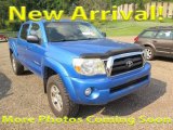 Speedway Blue Pearl Toyota Tacoma in 2007