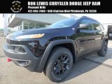 2017 Diamond Black Crystal Pearl Jeep Cherokee Trailhawk 4x4 #121734927