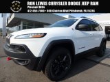 2017 Bright White Jeep Cherokee Trailhawk 4x4 #121734926